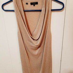 Guess - Gold Sparkly Tank Top